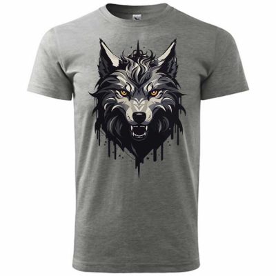 Vlk - obrázek pro tisk na tričko 5738