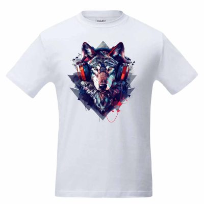 vlk - obrázek pro potisk na tričko