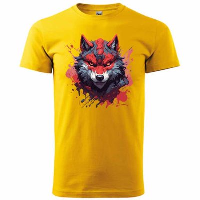 Vlk - obrázek pro tisk na tričko 5847