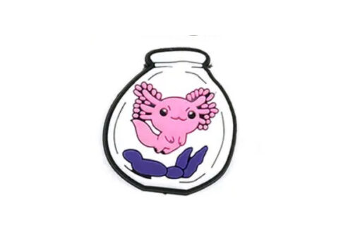 růžový axolotl