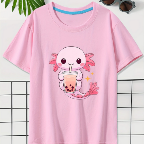 Tričko pro holčičky z axolotlem