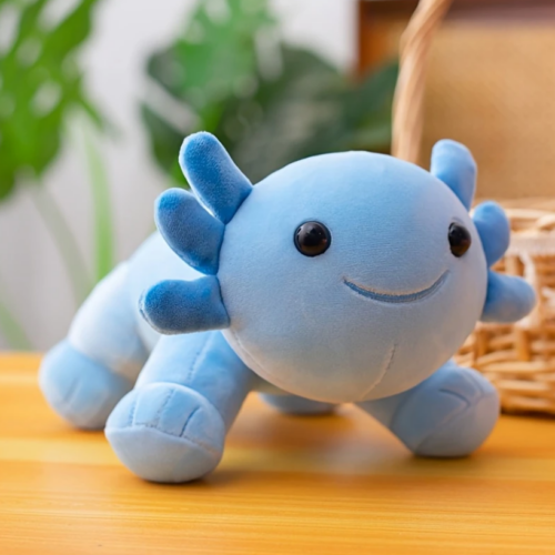 Plyšová hračka modrý axolotl